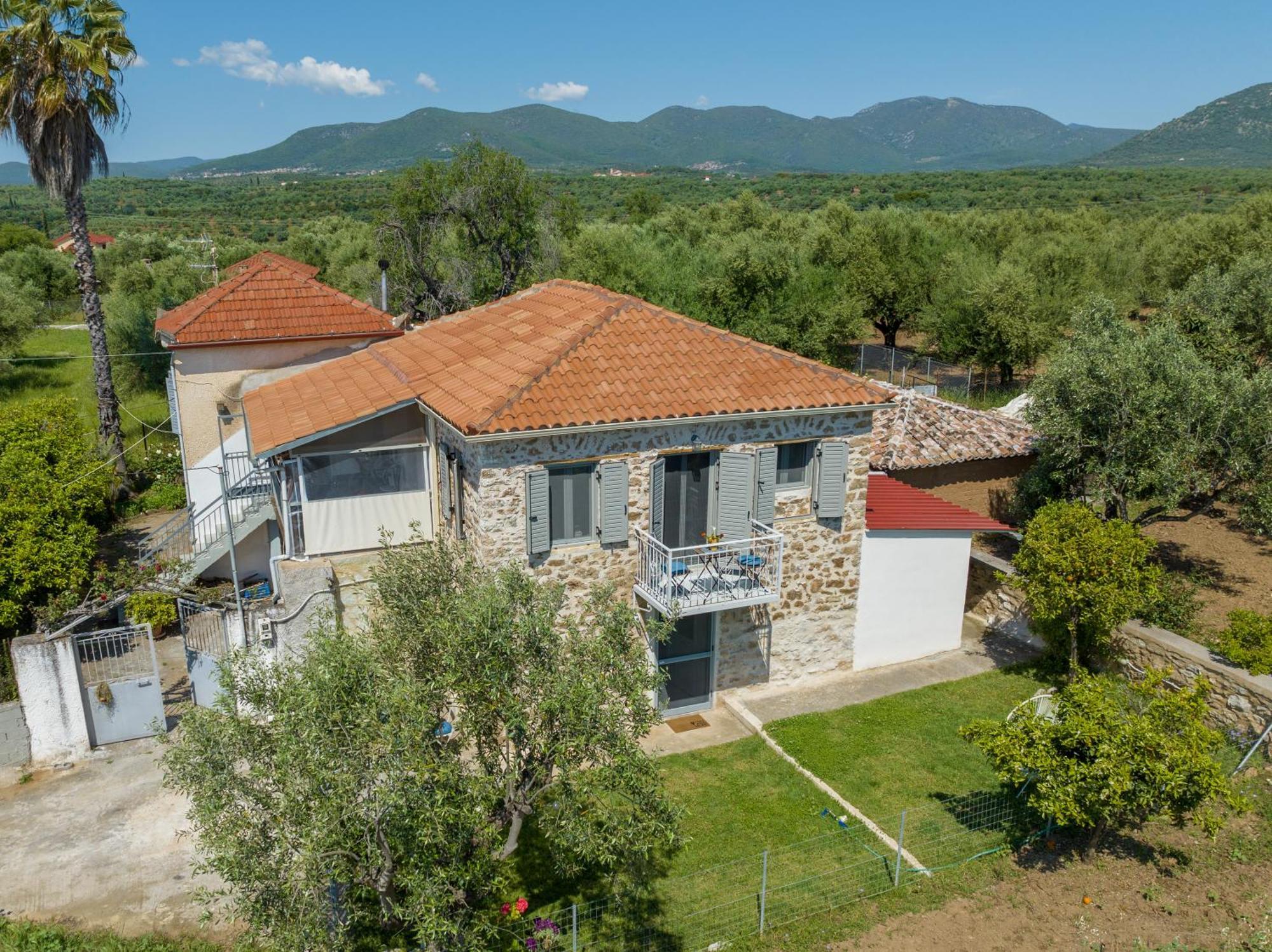 Messinian Stone House Villa Exteriör bild